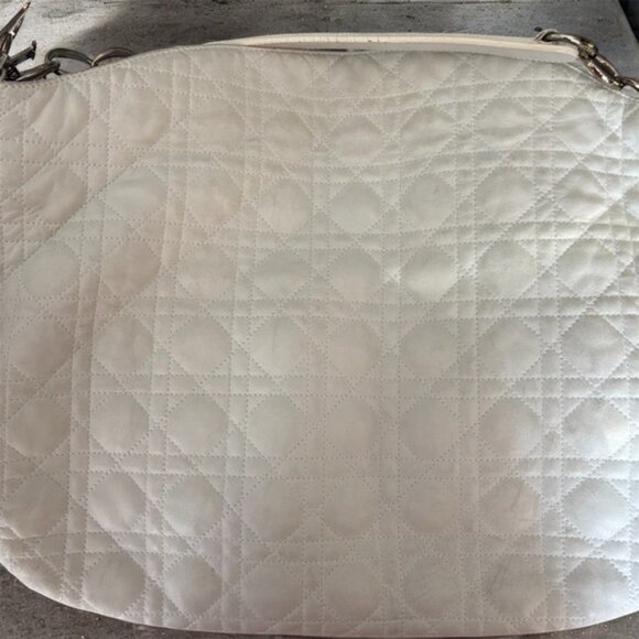 Authentic Christian Dior Quilted Leather Shoulder Bag - Picture 6 of 10